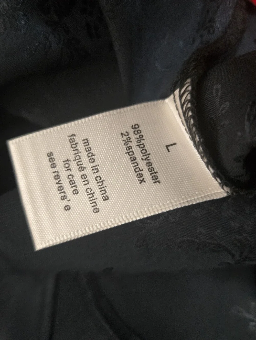 Torn By Ronny Kobo Black Draped Cascade Mini Dress Asymmetrical Ruffle Sz Large - Picture 6 of 9